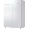 Шкаф холодильный, GN2/1, 1400л, 2 двери глухие, 10 полок, ножки, -5/+5С, дин.охл., белый, R290, ручки короткие