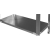 Полка сплошная для стола производственного, 1100х560х35мм, оцинк.сталь